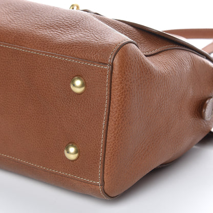 Mulberry Natural Leather Small Del Rey Satchel Oak 6 of 9
