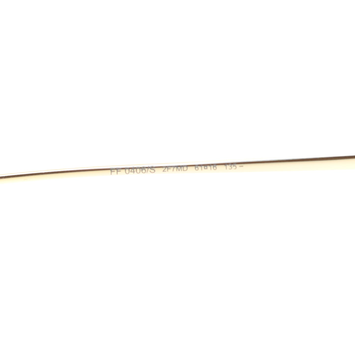 Metal Aviator Sunglasses FF0406/S Gold