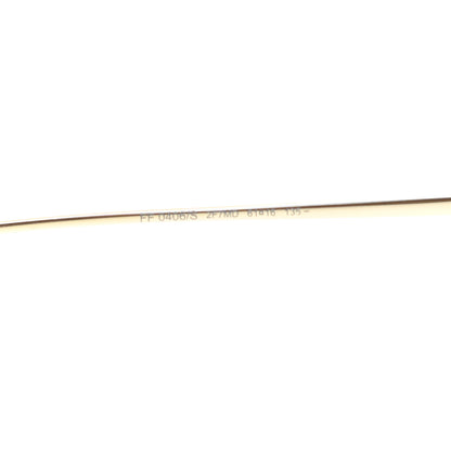 Fendi Metal Aviator Sunglasses FF0406/S Gold 5 of 6