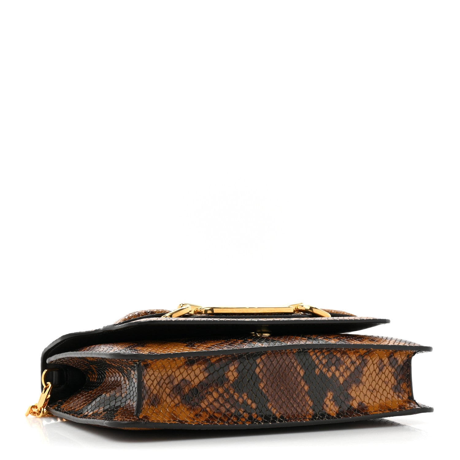 Tom Ford TOM FORD Snakeskin Embossed Mini Whitney Shoulder Bag Caramel 4 of 9
