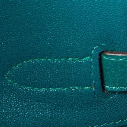 Hermes Taurillon Clemence Birkin 35 Malachite 17 of 30