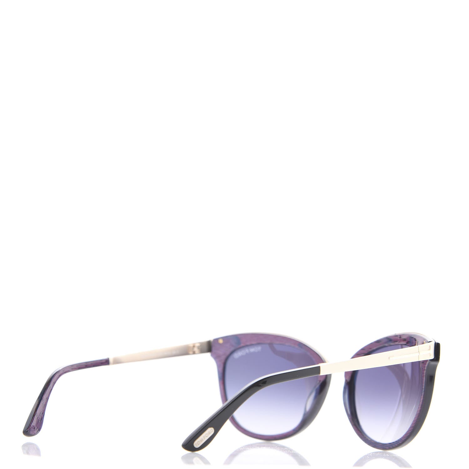 Tom Ford Emma Cat Eye Polarized Sunglasses TF461 Black 4 of 8