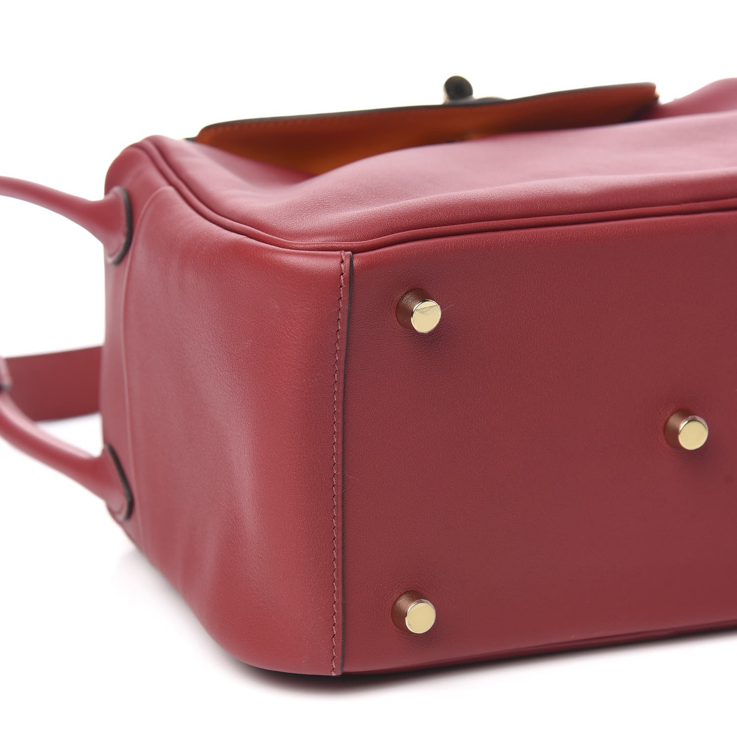 Hermes Swift Lindy 26 Rouge Grenat Orange 7 of 9