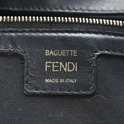 Fendi Nappa FF 1974 Embossed Baguette Black 6 of 8