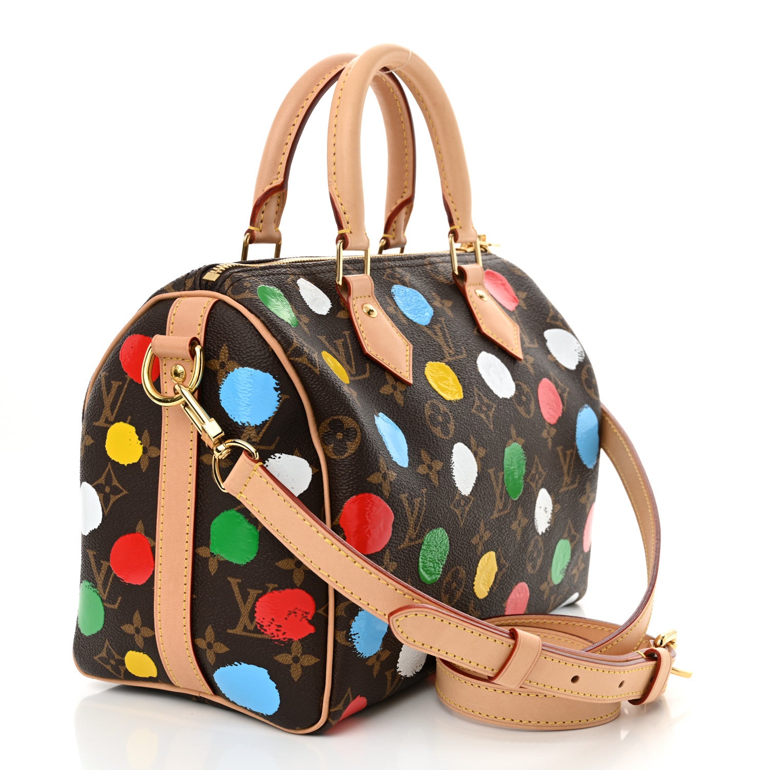 Louis Vuitton LV X YK Monogram Speedy Bandouliere 25 Multicolor 3 of 12