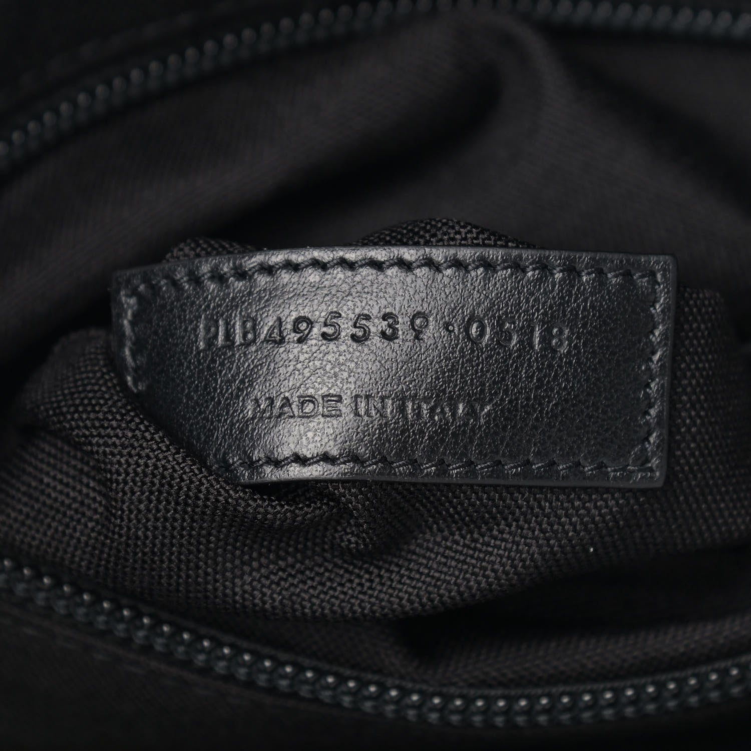 Saint Laurent Crocodile Embossed Lambskin Noe Backpack Black 7 of 9