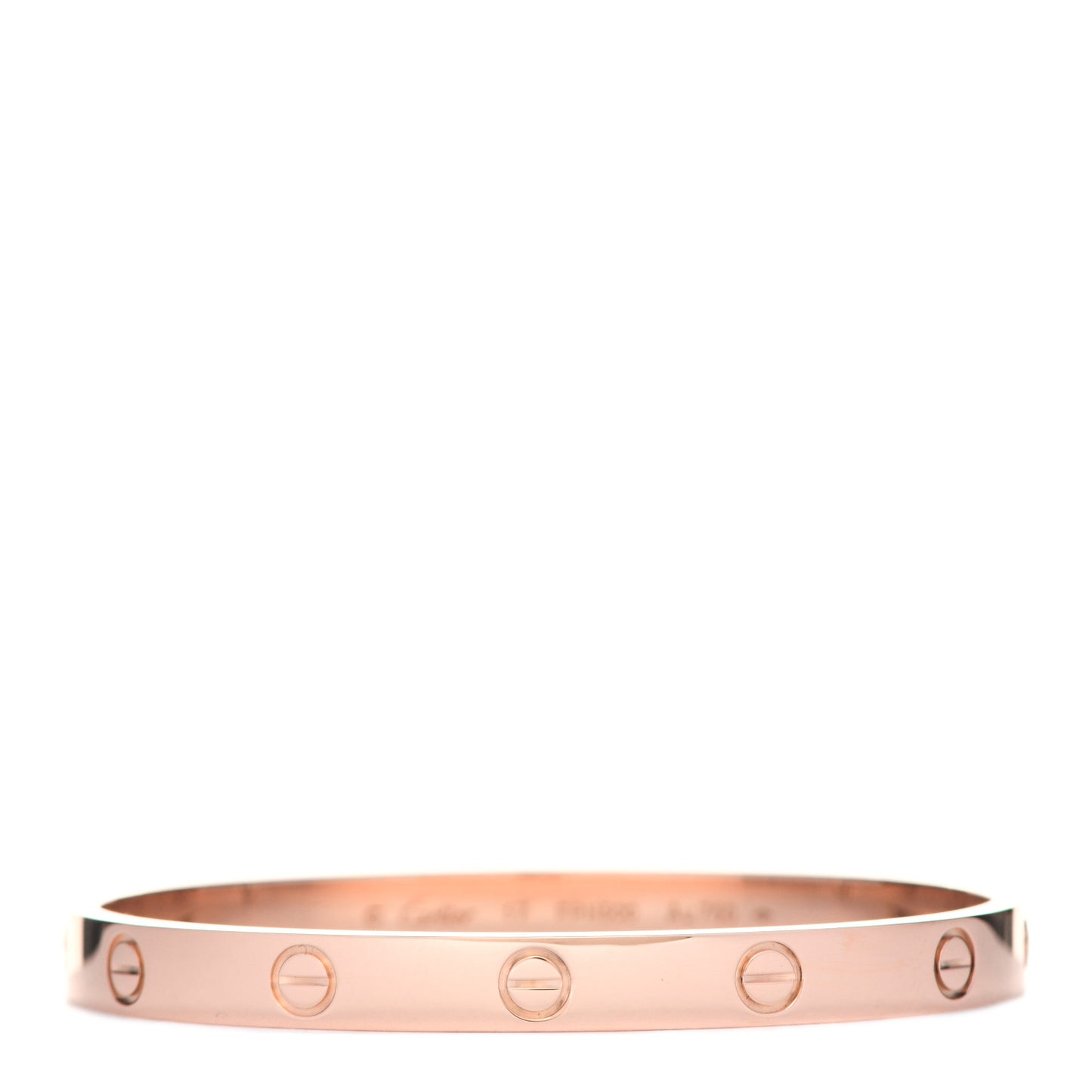 18K Pink Gold LOVE Bracelet 17