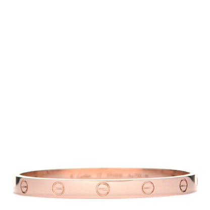Cartier 18K Pink Gold LOVE Bracelet 17 1 of 6
