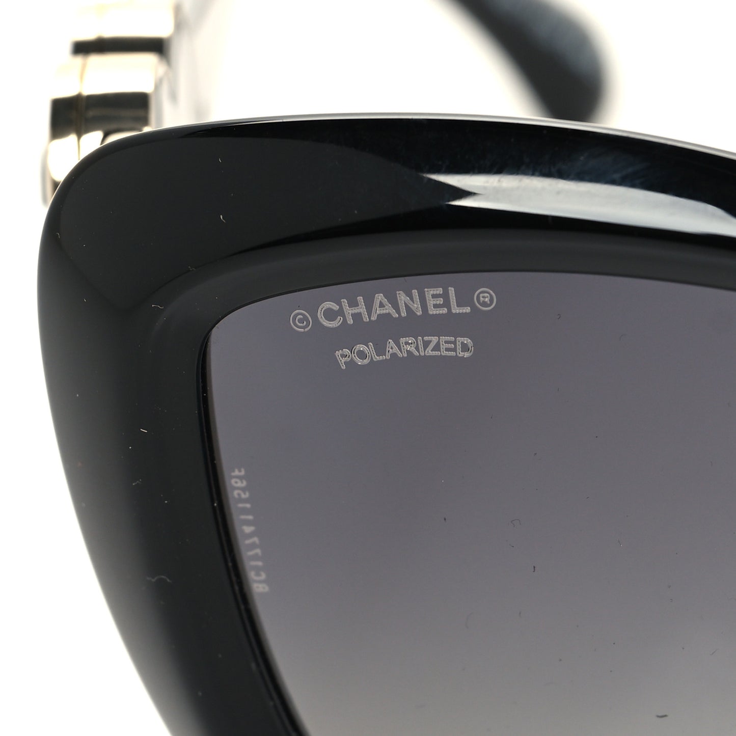Acetate Enamel Heart Butterfly Sunglasses 5417 Black