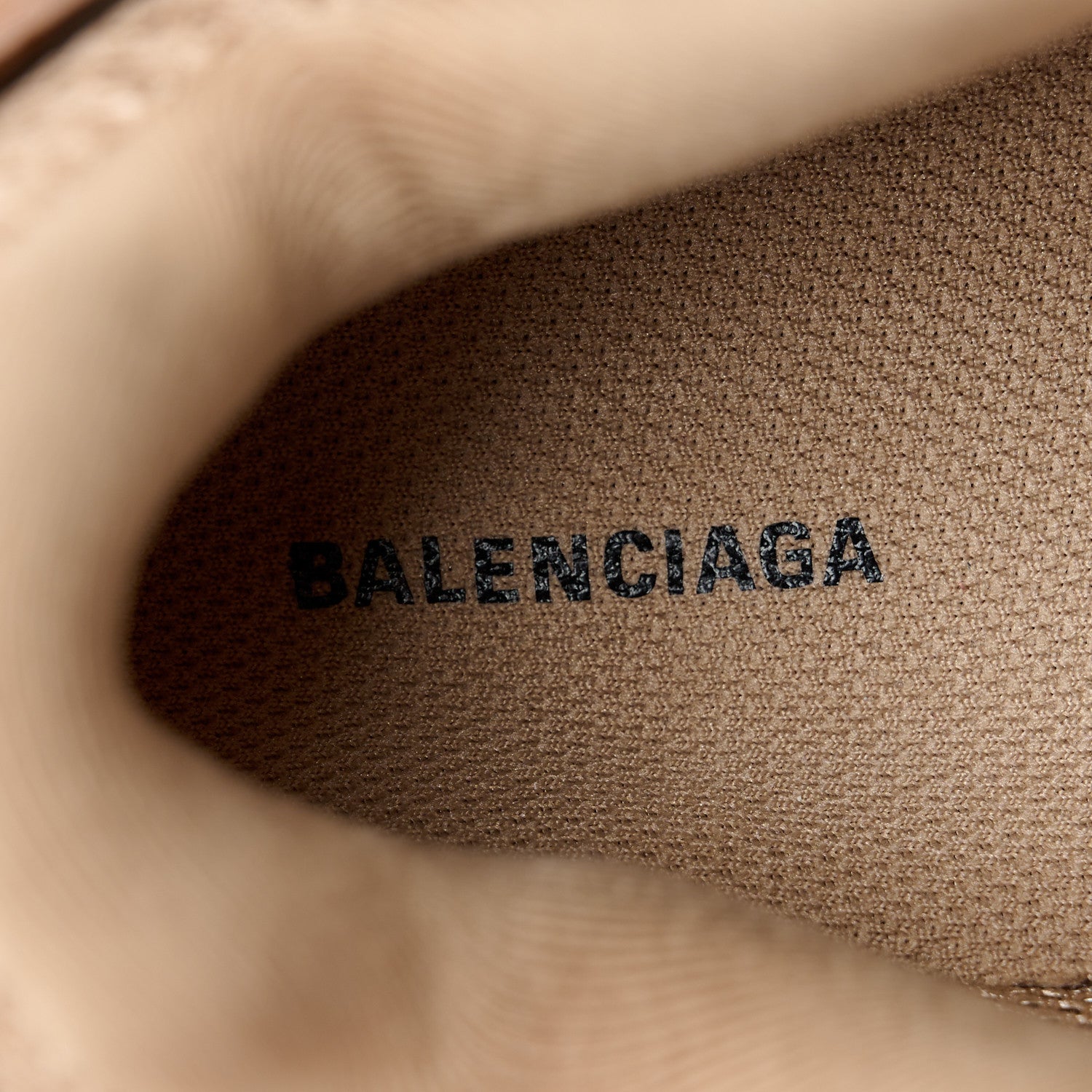 Balenciaga Mesh Rubber Uni-Matte Full Color Womens Track Sneakers 36 Full Beige 7 of 10
