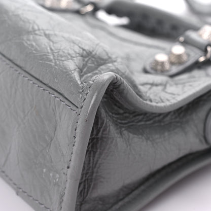 Balenciaga Agneau Giant 12 Silver Hardware Mini City Gris Haussmannien 11 of 11