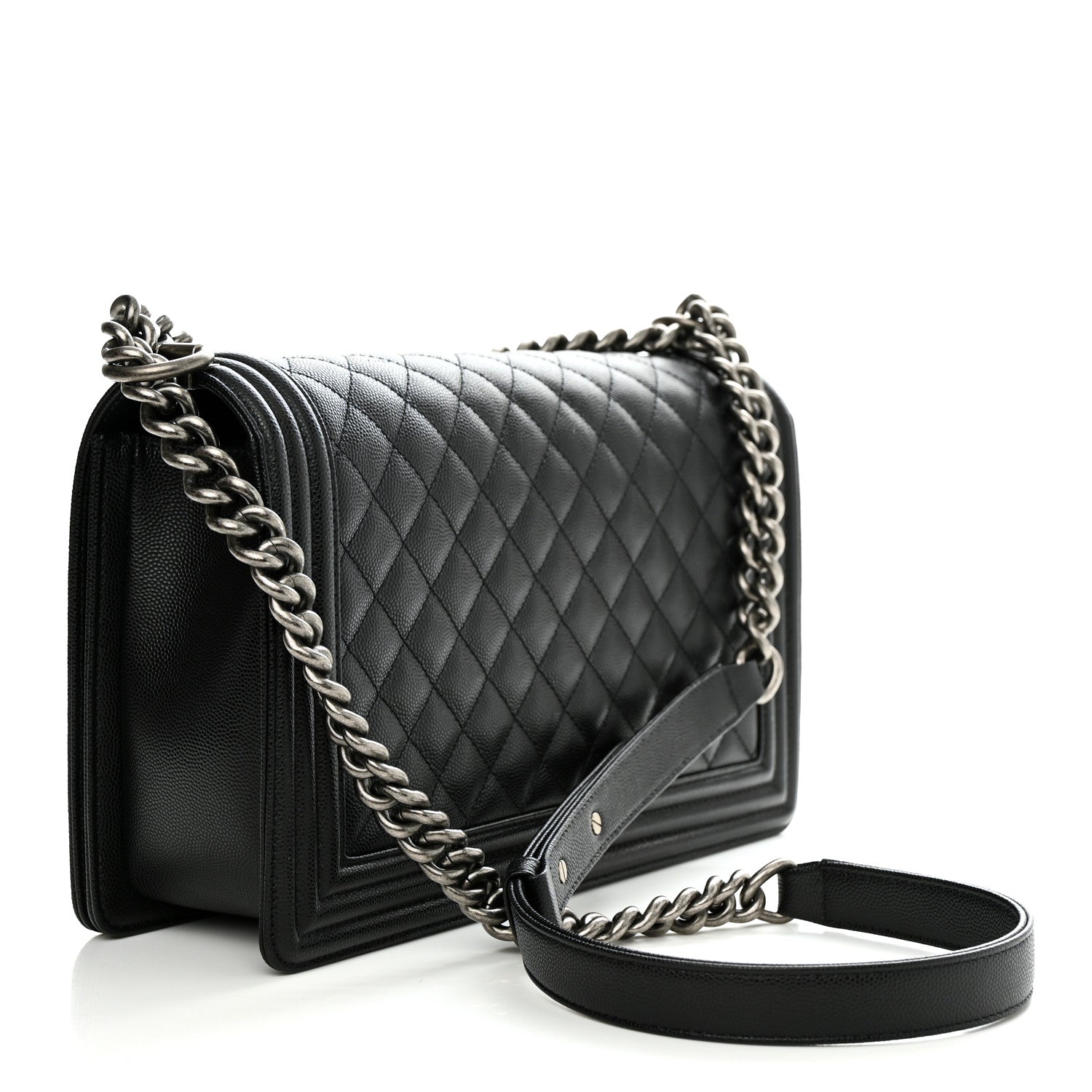 Chanel Caviar Quilted New Medium Boy Flap Black 3 of 11