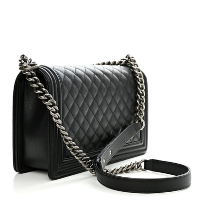 Chanel Caviar Quilted New Medium Boy Flap Black 3 of 11