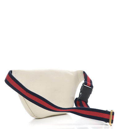 Gucci Grained Calfskin Small Logo Belt Bag White 2 of 9