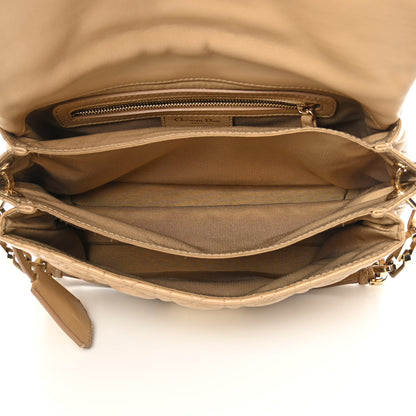 Christian Dior Lambskin Cannage New Lock Flap Beige 5 of 18