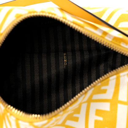 Fendi X SARAH COLEMAN Glazed Canvas Vitello King FF Vertigo Mini Shoulder Bag Mimosa White 5 of 10