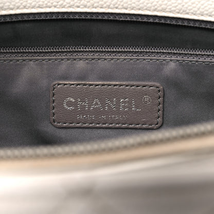 Chanel Caviar Quilted Grand Shopping Tote GST White 6 of 27