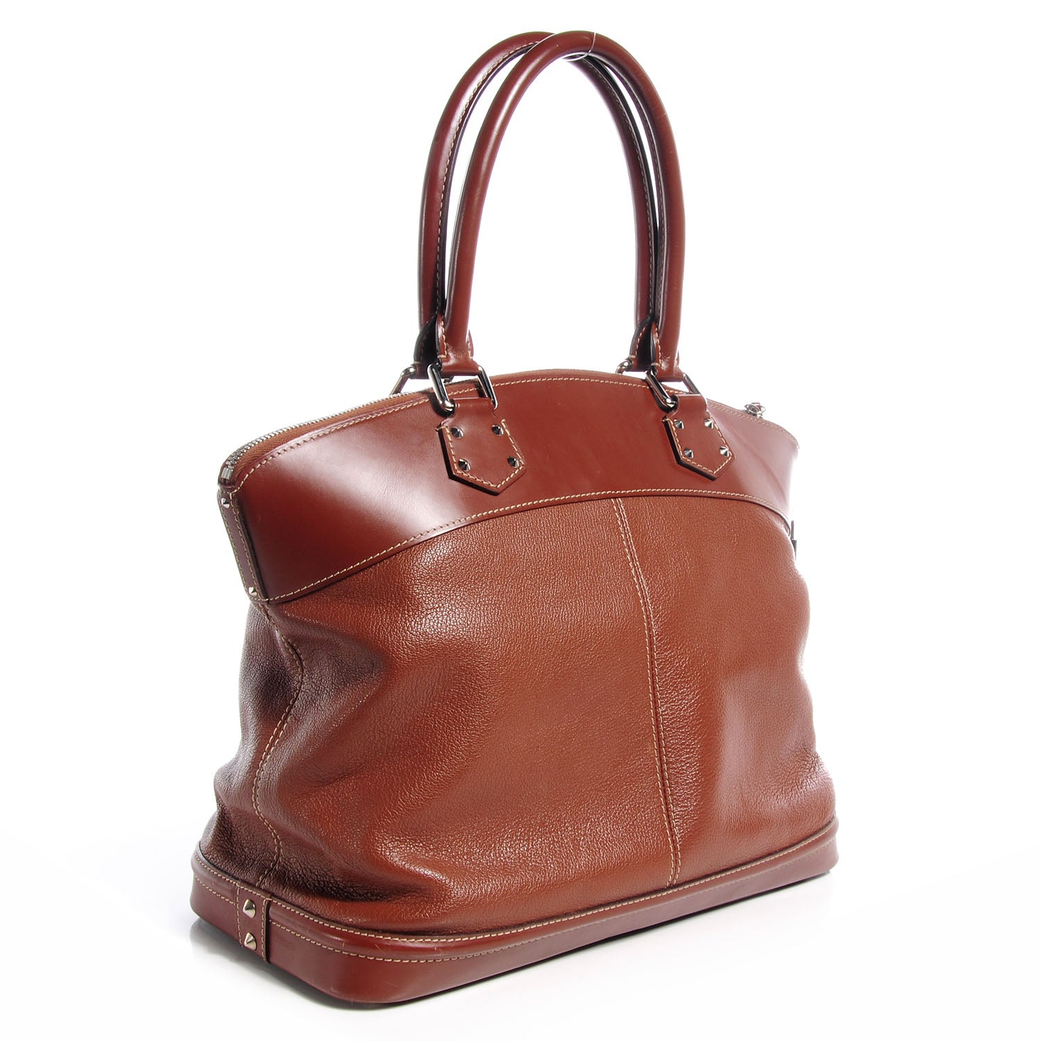Louis Vuitton Suhali Lockit MM Sienne 3 of 7