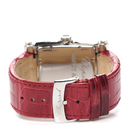 Chopard Stainless Steel Alligator Diamond Bezel 36mm Happy Diamonds Quartz Watch 3 of 6