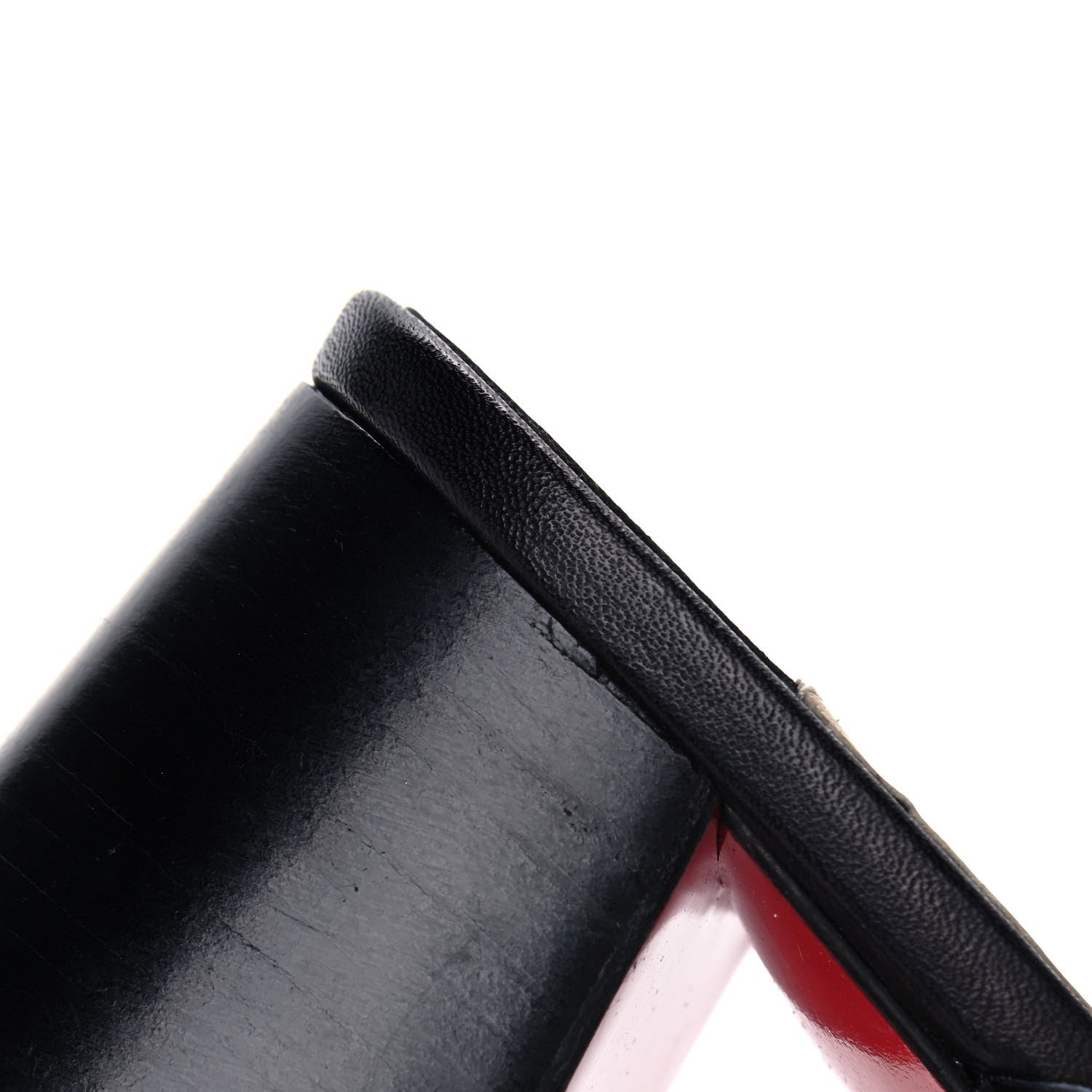 Christian Louboutin Calfskin Studded Tina Goes Mad 55 Slide Sandals 40.5 Black 9 of 11