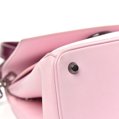 Christian Dior Metallic Patent Smooth Calfskin Medium Be Dior Flap Pink Fuchsia 11 of 15