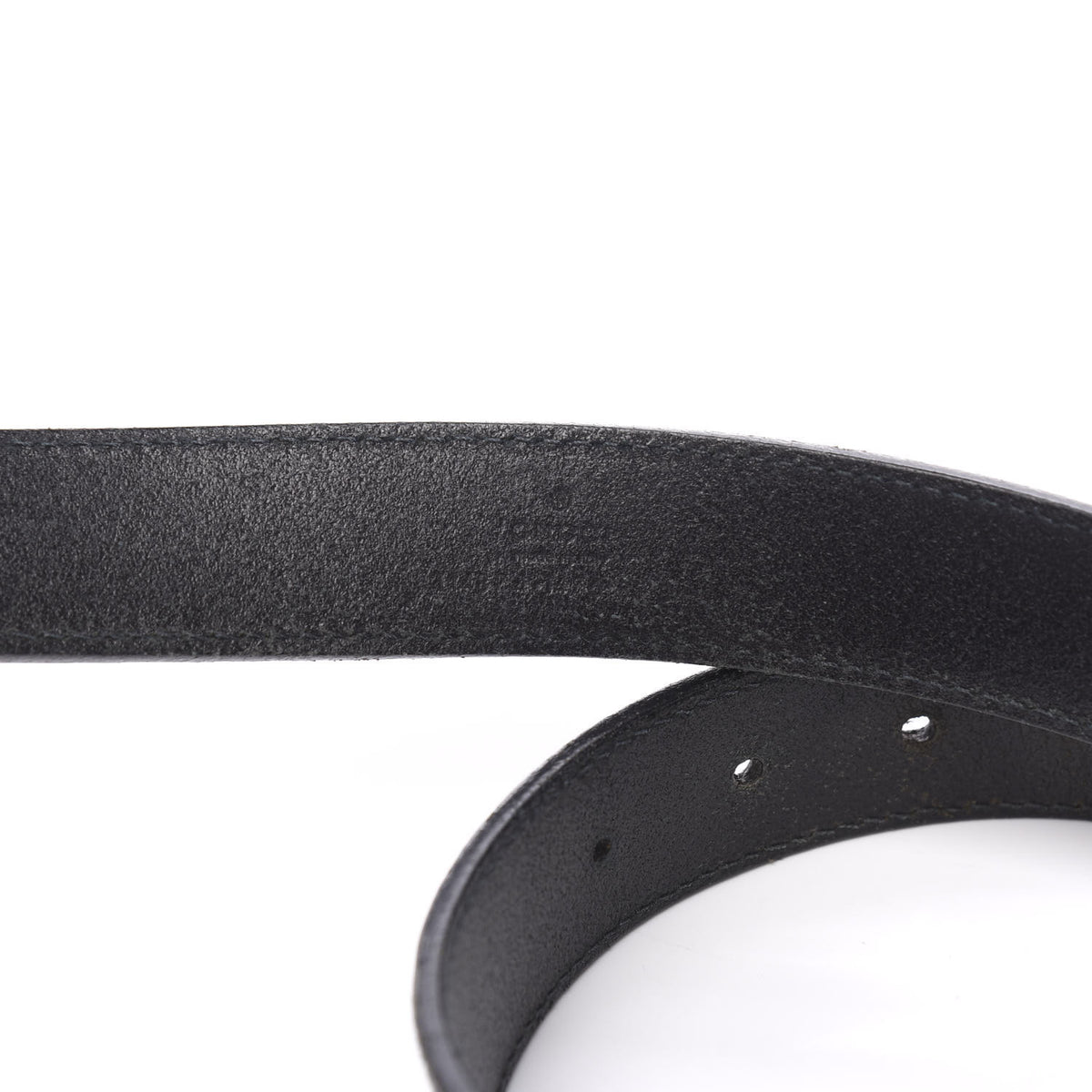 Gucci Calfskin Interlocking G Belt 85 34 Black 5 of 6