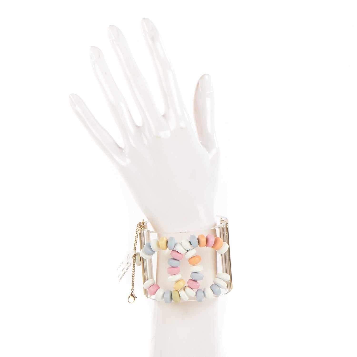 Chanel Lucite CC Sweetie Candy Cuff Multicolor 2 of 6