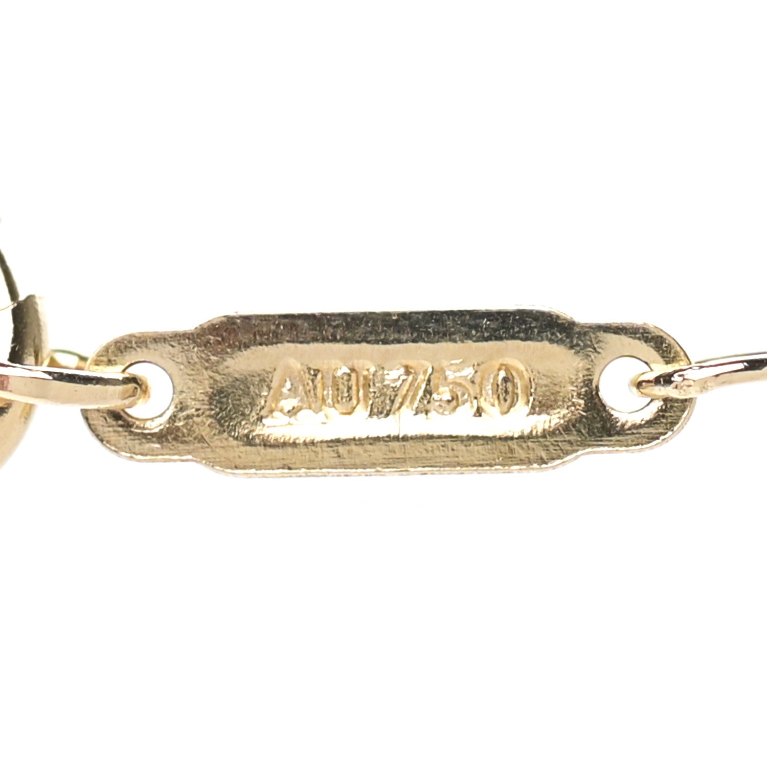Tiffany 18K Yellow Gold Heart Key Pendant Necklace 5 of 5