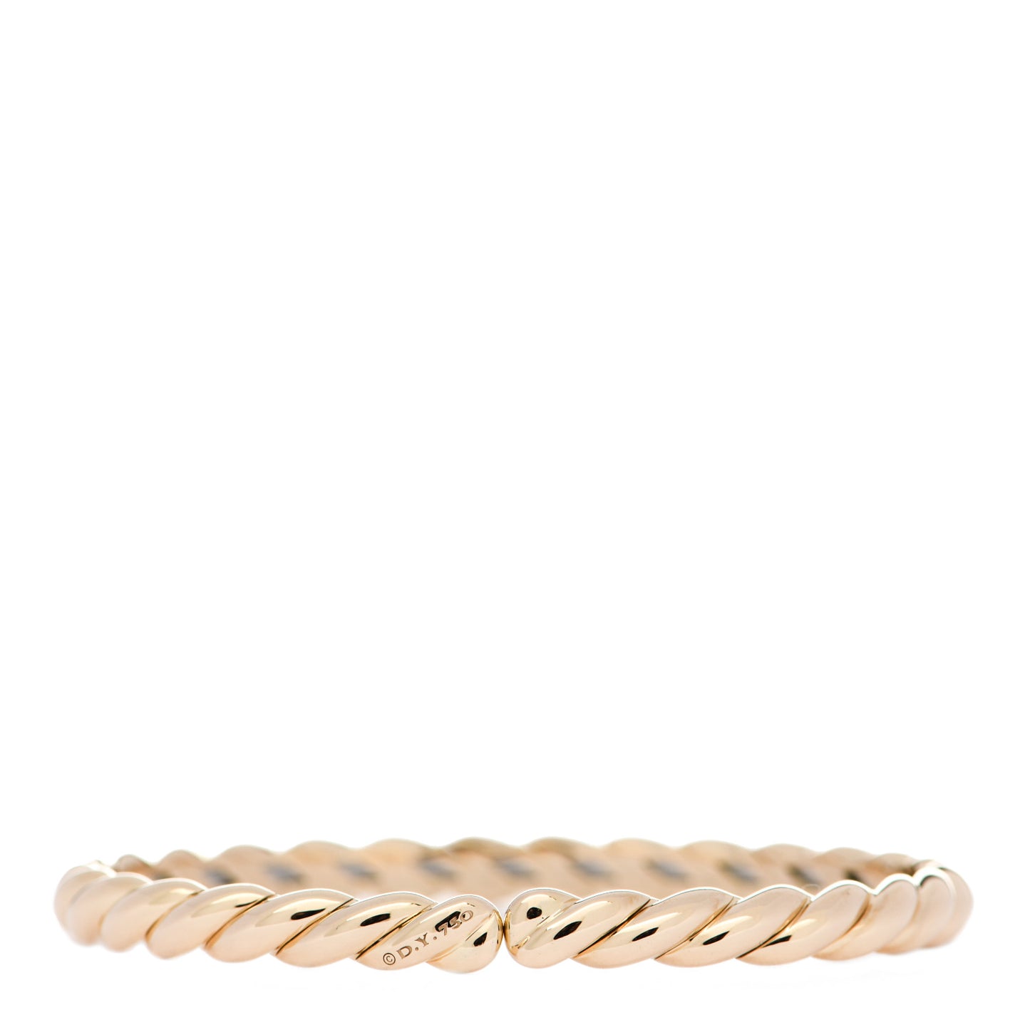 18K Yellow Gold 5mm Paveflex Bracelet