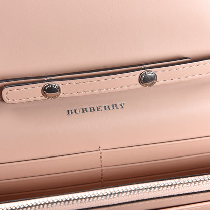 Burberry Calfskin Perforated Henley Wallet with Detachable Strap Pale Fawn Pink 6 of 8