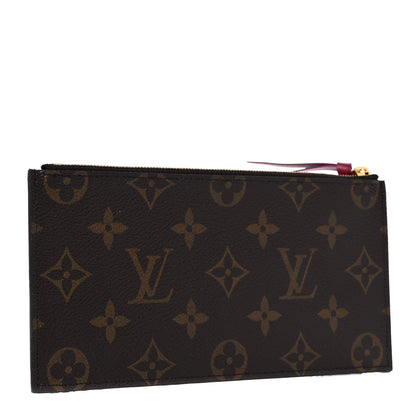 Louis Vuitton Monogram Felicie Chain Wallet Zippered Insert 3 of 6
