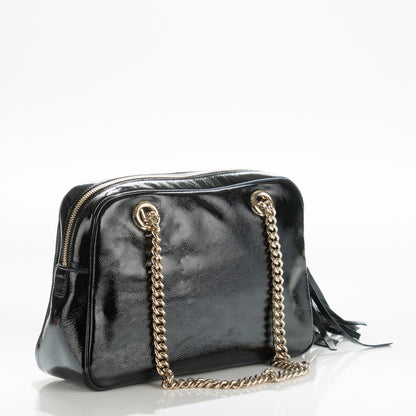Gucci Soft Patent Small Soho Bowler Black 3 of 7