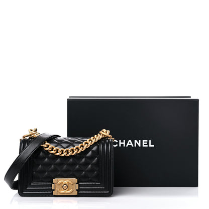 Chanel Caviar Quilted Small Boy Flap Black 11 of 11