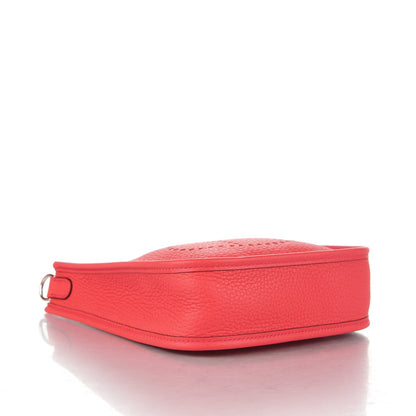 Hermes Taurillon Clemence Amazone Evelyne TPM Bougainvillea Rouge Pivoine 4 of 7