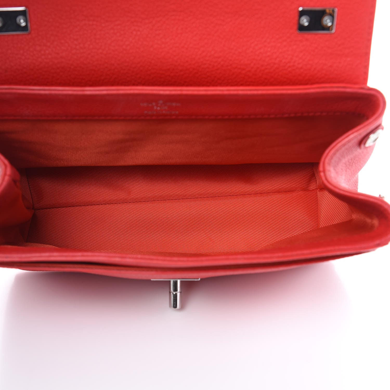 Louis Vuitton Calfskin Lockme II Chain Bag BB Rubis 5 of 9