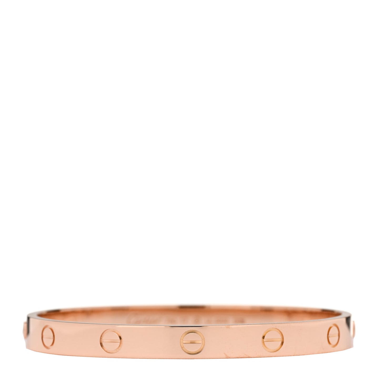 18K Pink Gold LOVE Bracelet 17