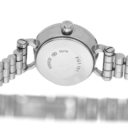 Hermes 18K White Gold Diamond 16mm Faubourg Quartz Watch 4 of 5