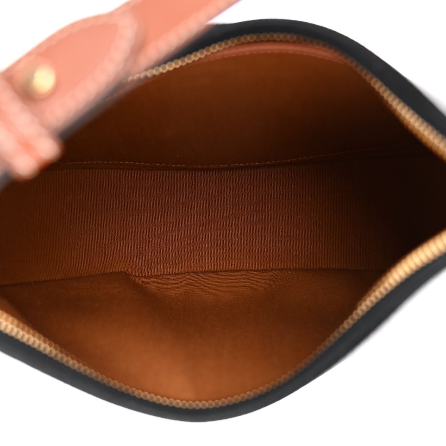 Celine Triomphe Canvas Calfskin Ava Shoulder Bag Tan 5 of 10