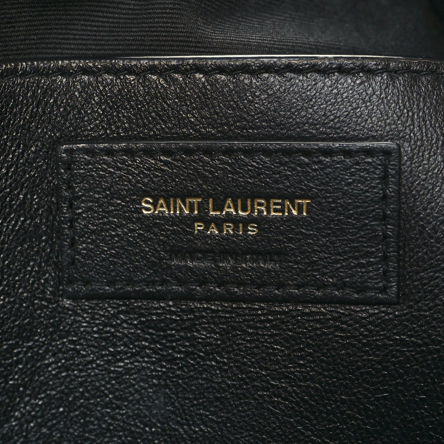 Lambskin Matelasse Monogram Large Jamie 4.3 Black