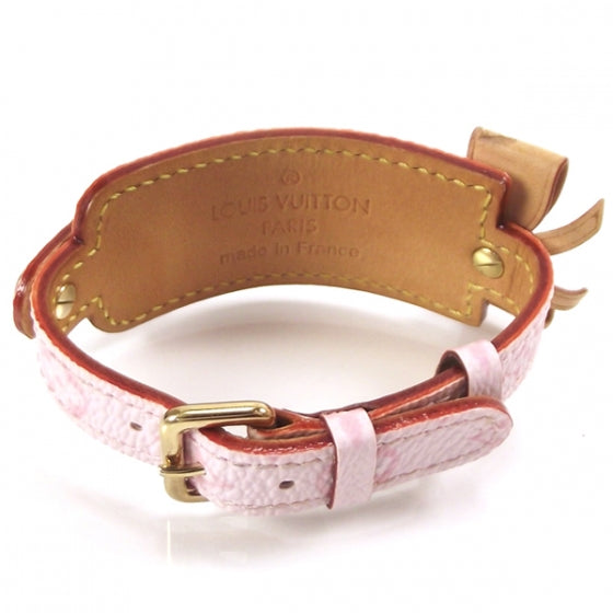 Monogram Cherry Blossom Address Wish Bracelet Pink