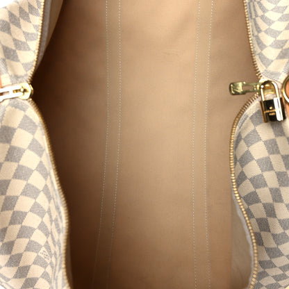 Louis Vuitton Damier Azur Keepall Bandouliere 55 5 of 11