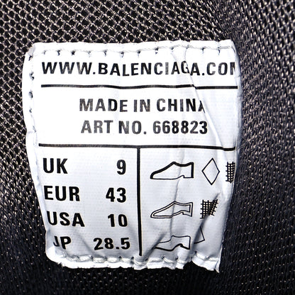 Balenciaga Rubber Mesh Monocolor Clear Sole Mens Track.2 Open Sneakers 43 Dark Grey 6 of 10
