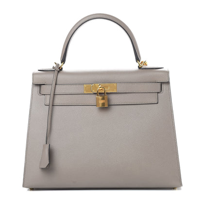 Hermes Epsom Kelly Sellier 28 Gris Asphalte 1 of 11