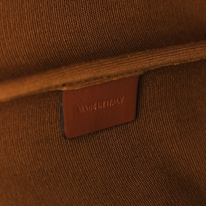 Celine Triomphe Canvas Calfskin Medium Bucket Bag Tan 10 of 11