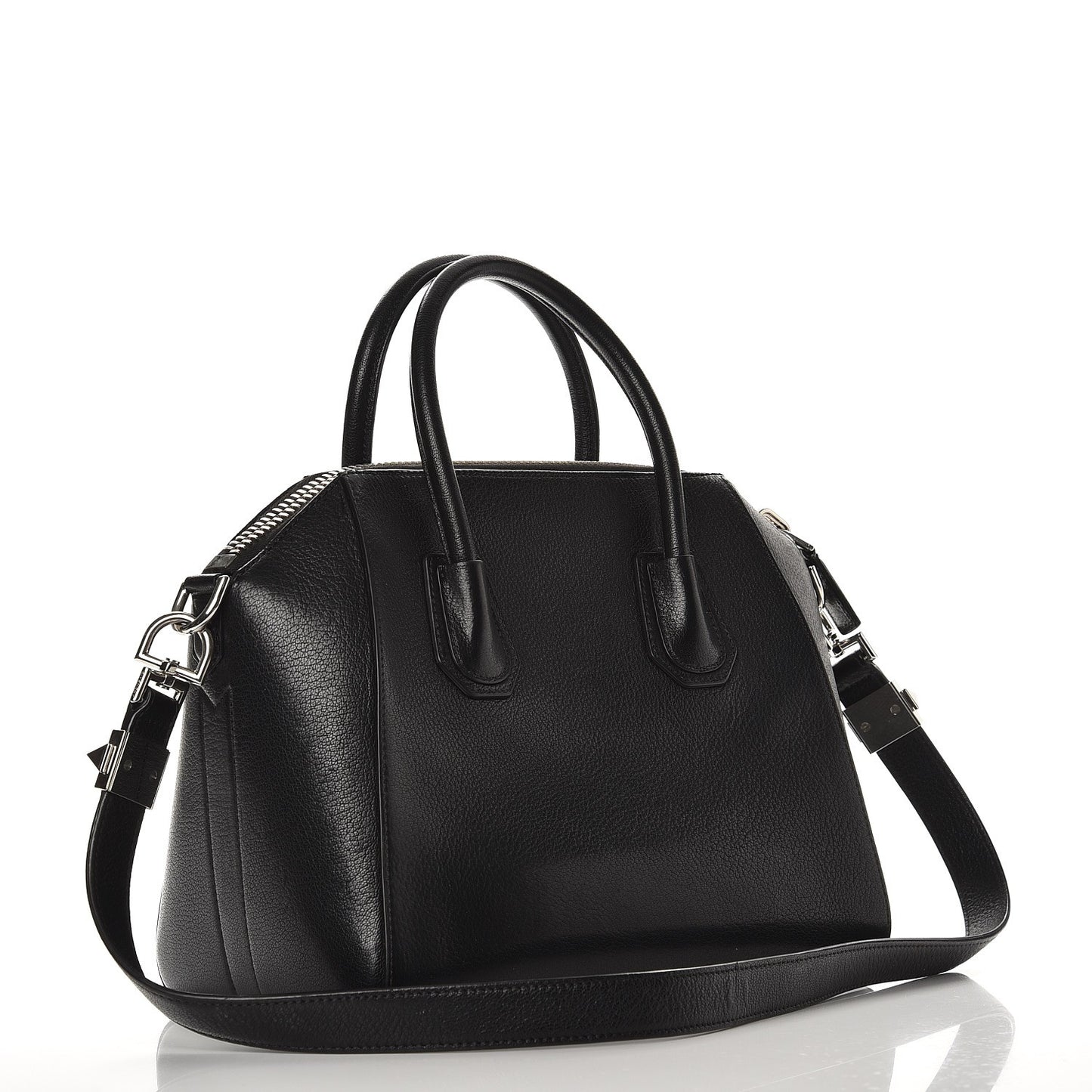 Sugar Goatskin Small Antigona Black