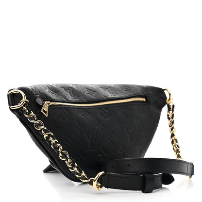 Louis Vuitton Empreinte High Rise Bumbag PM Black 3 of 11