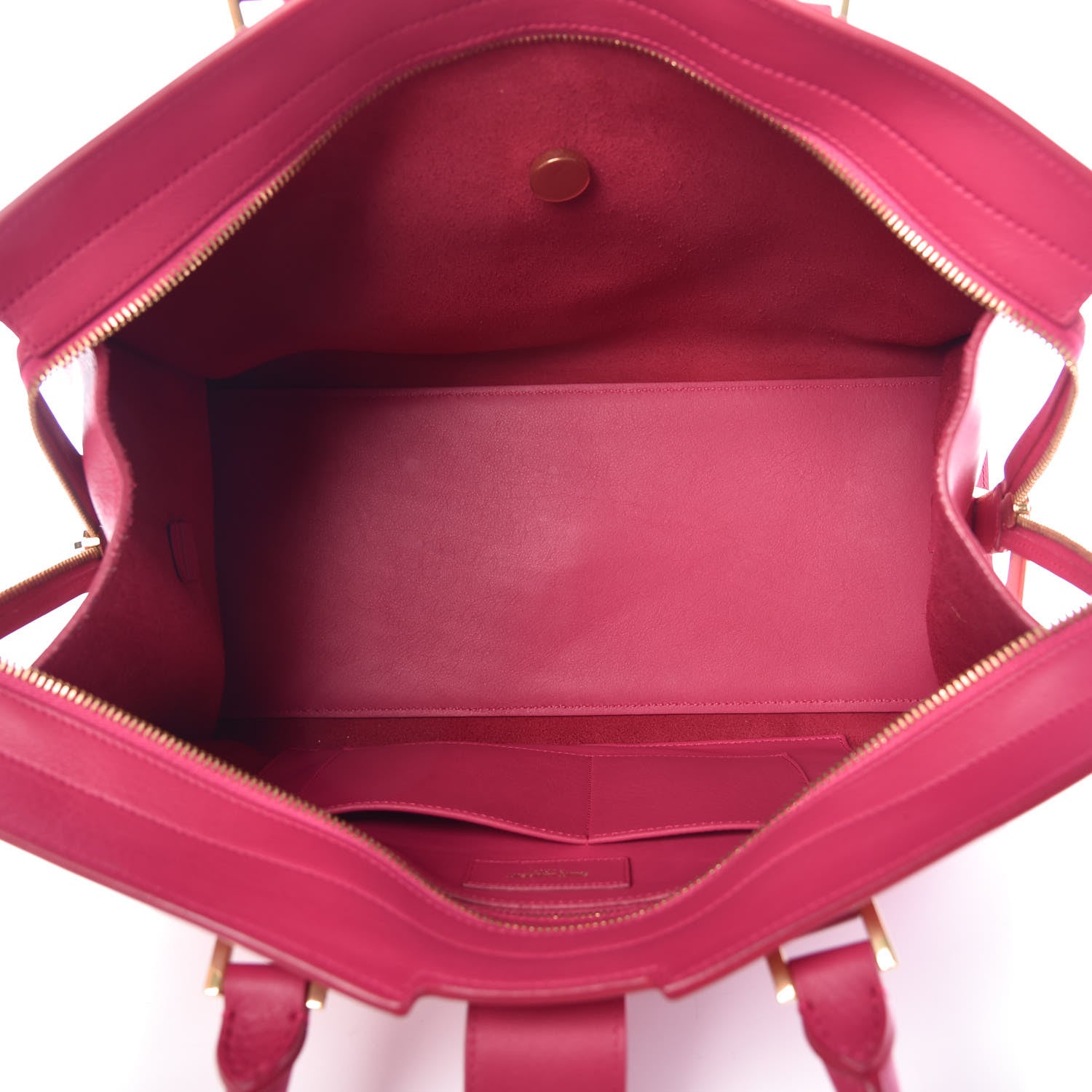 Saint Laurent Calfskin Medium Classic Y Cabas Fuchsia 7 of 11