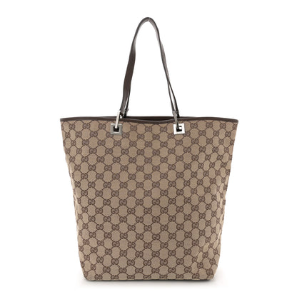 Gucci Monogram Large Bucket Tote Dark Brown 1 of 12
