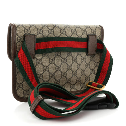 Gucci GG Supreme Monogram Neo Vintage Web Belt Bag Brown 3 of 11