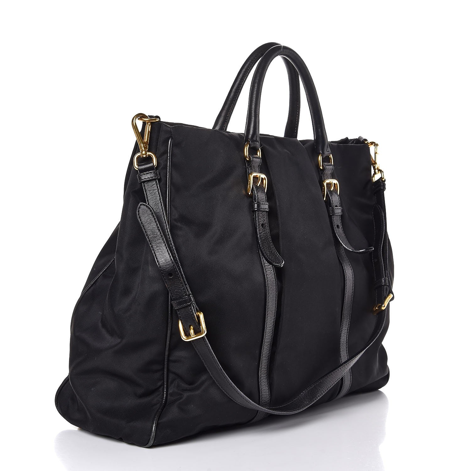 Prada Tessuto Nylon Tote Black 4 of 12